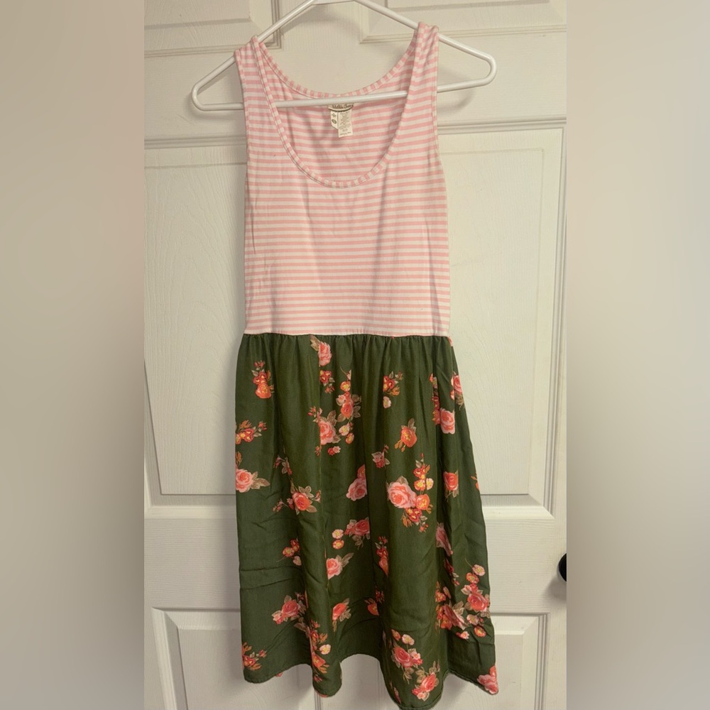 Matilda Jane Pink and White Striped Dress